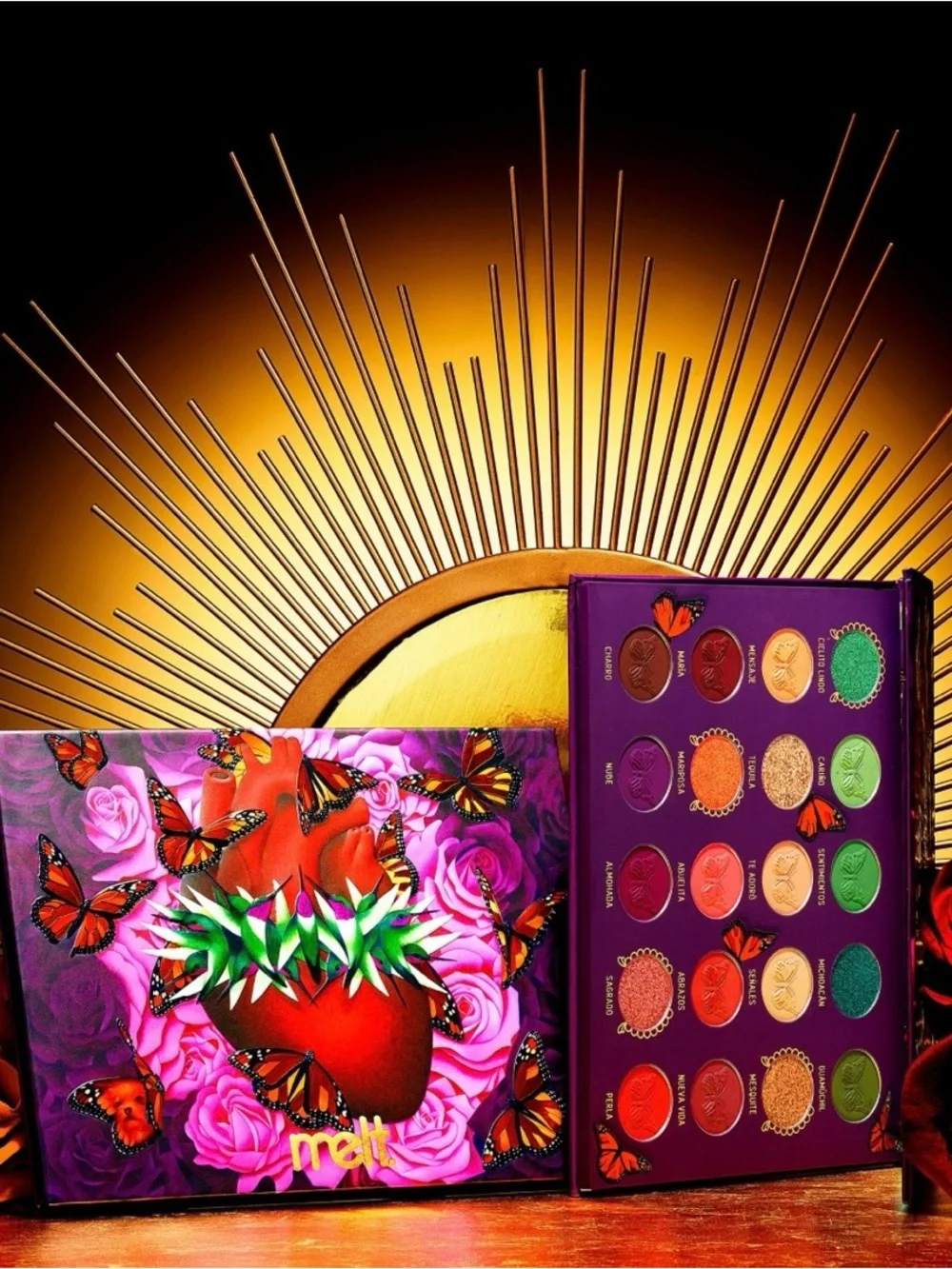 Melt Cosmetics Butterfly Gold & Pink Makeup Collection